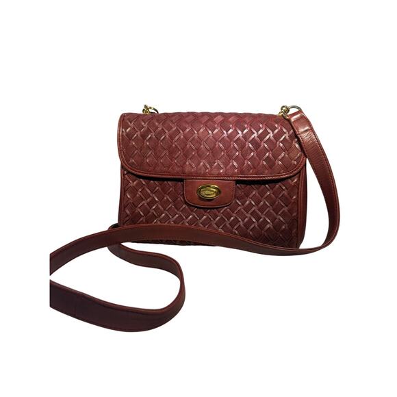 レディースファッション Bally Monogram Clasp ShoulderBag Vintage
